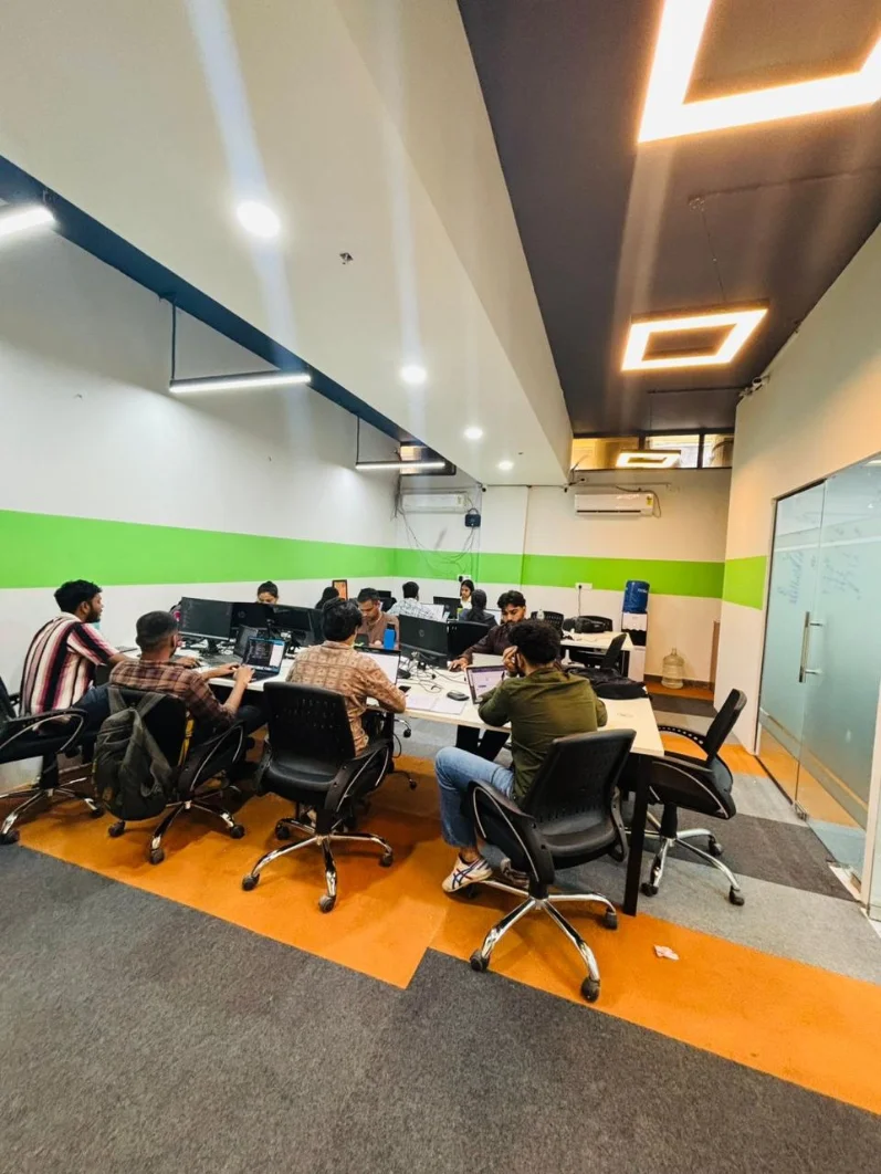 Graphketing engineering team at work in the Noida studio